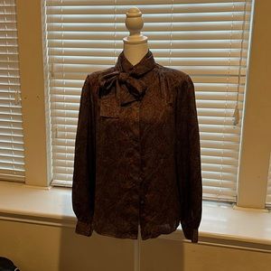 Paisley Silk Blouse
